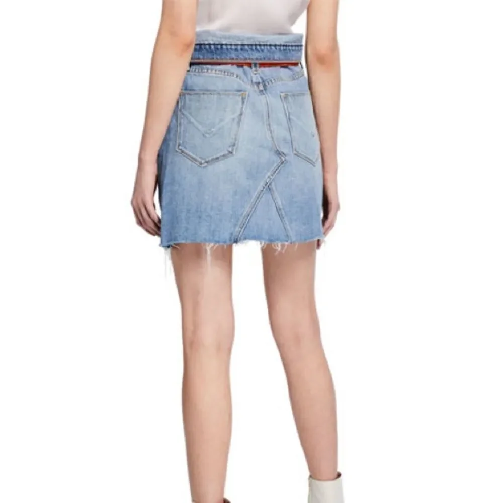Hudson Sloane High-Rise Denim Skirt